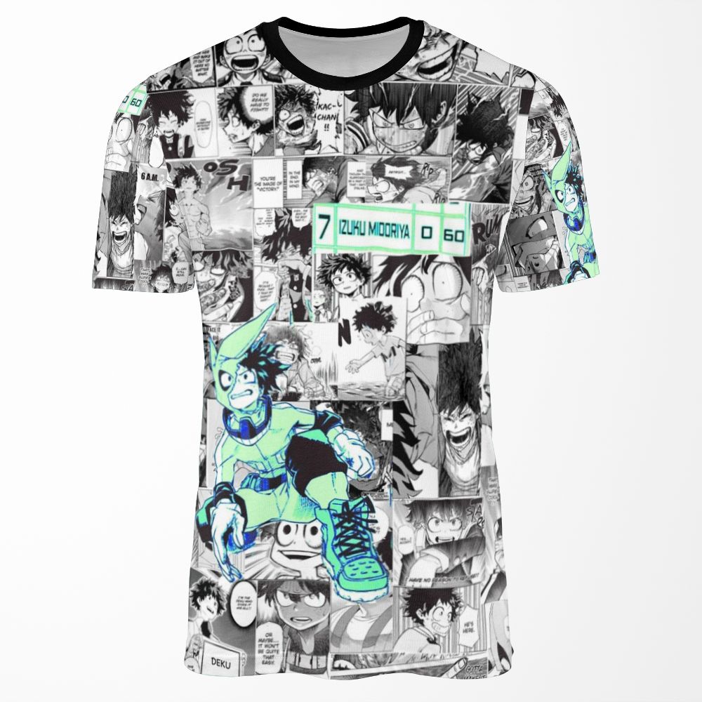 The Deku Who Gives It His All All-over-print T-shirt