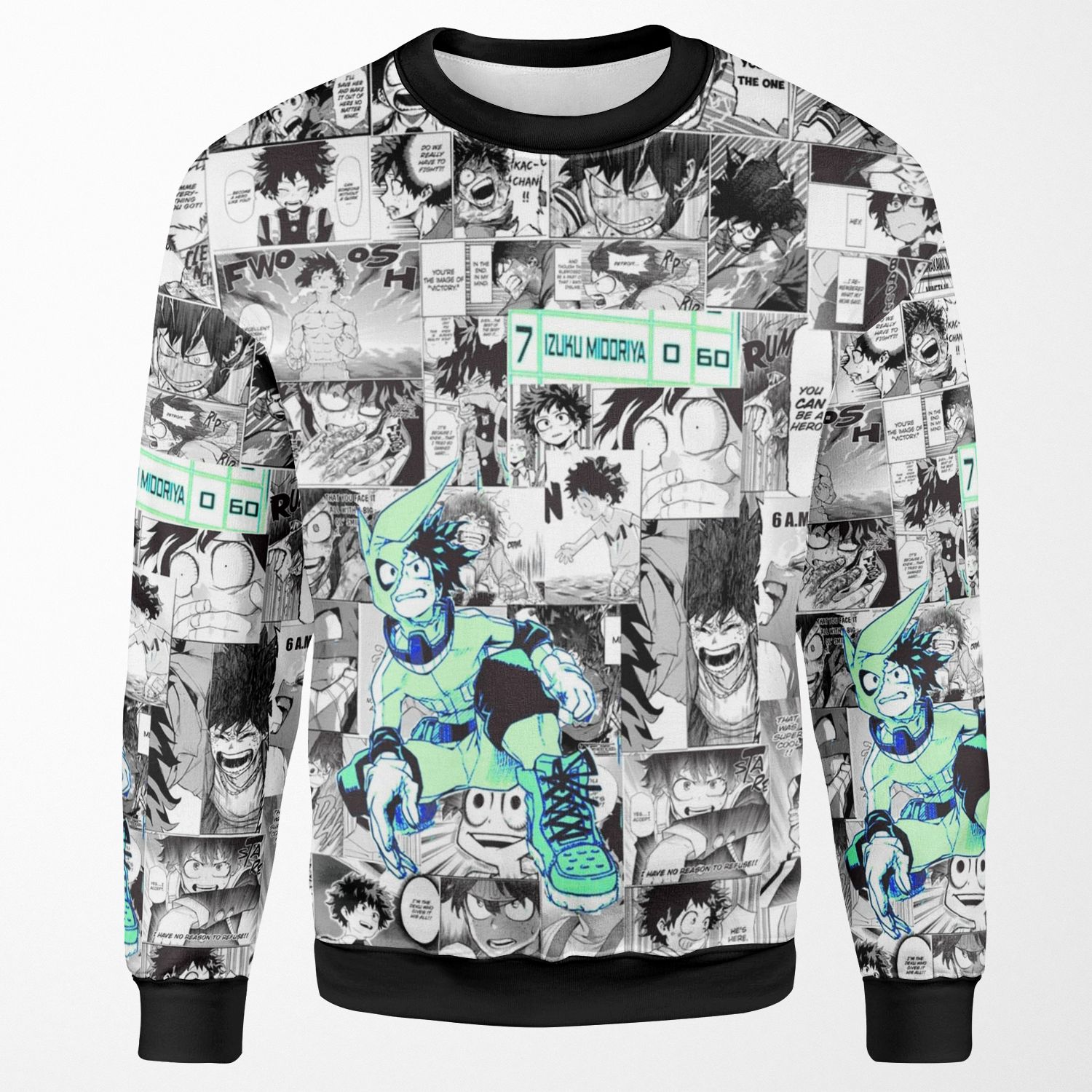 The Deku Who Gives It His All All-over-print Unisex Sweatshirt