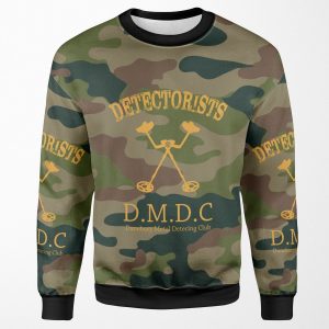 The Detectorists Camo By Eye Voodoo All-over-print Unisex Sweatshirt
