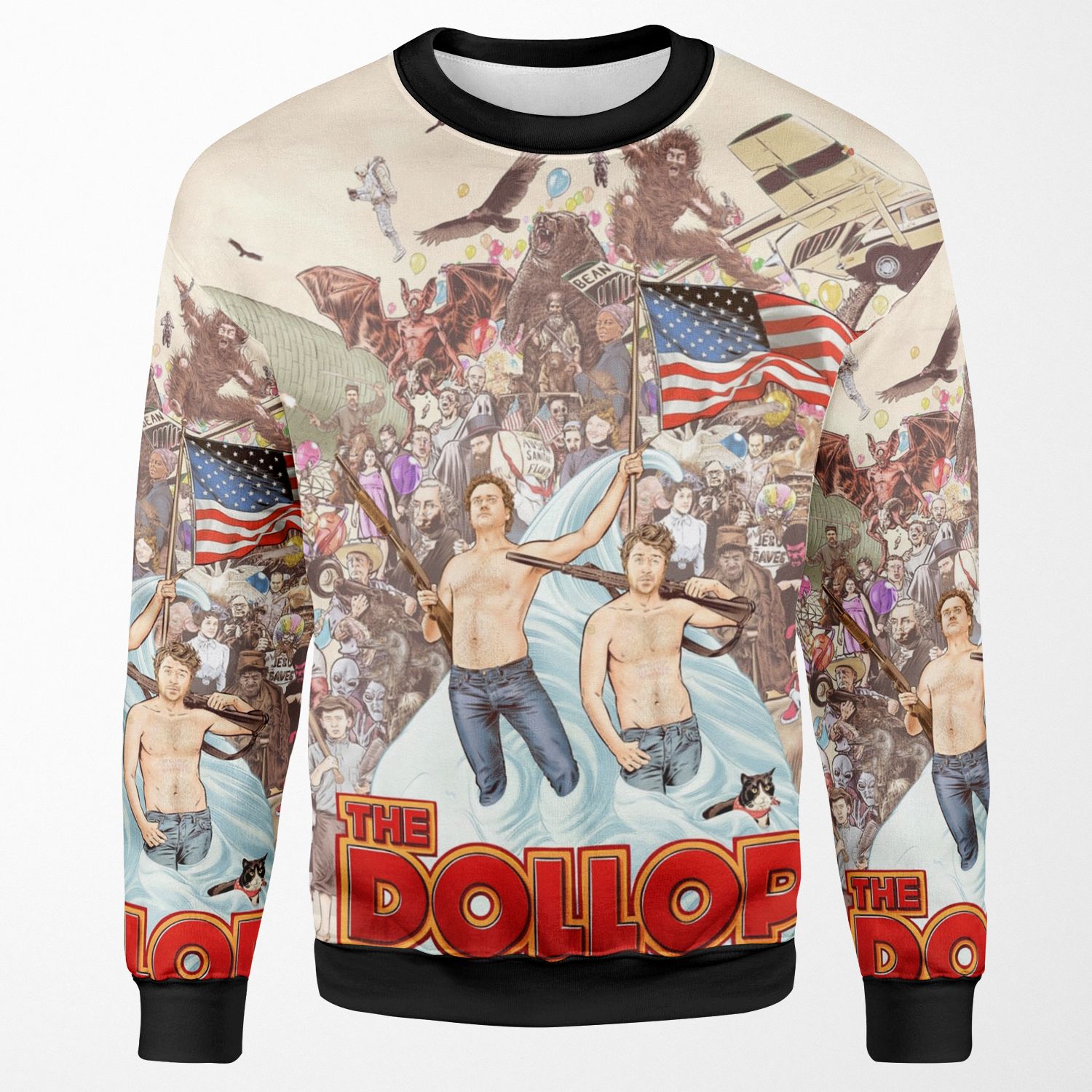 The Dollop 2018 All-over-print Unisex Sweatshirt
