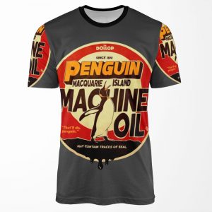The Dollop Penguin Oil All-over-print T-shirt