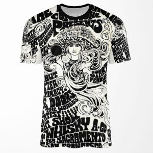 The Doors San Francisco Gig Poster Painting All-over-print T-shirt