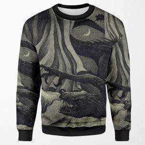The Dragon And The Princess All-over-print Unisex Sweatshirt