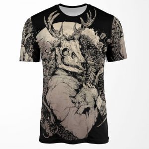 The Dragon S Daughter Sepia All-over-print T-shirt