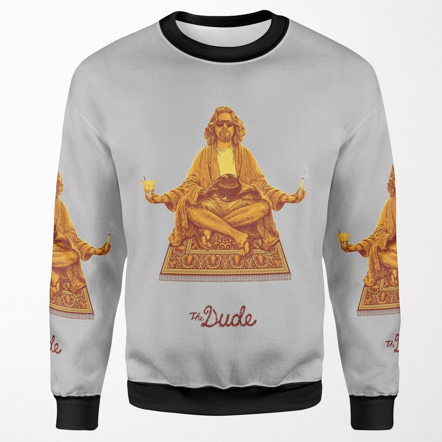 The Dude Budha The Big Lebowski All-over-print Unisex Sweatshirt