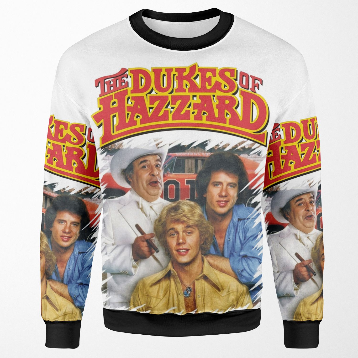 The Dukes Of Hazzard Actors All-over-print Unisex Sweatshirt