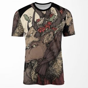 The Elk King All-over-print T-shirt