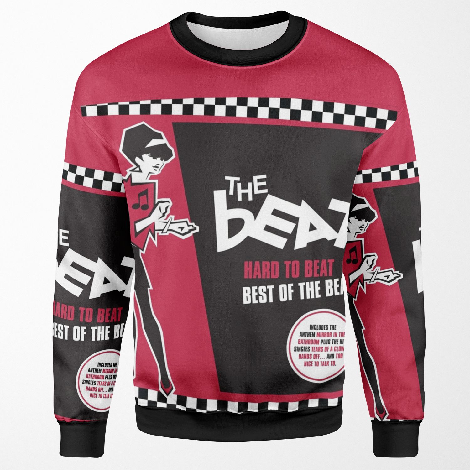 The English Beat Hard To Beat British 2 Tone Ska All-over-print Unisex Sweatshirt