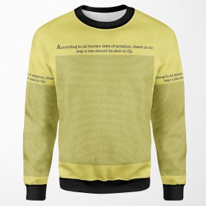The Entire Bee Movie Script All-over-print Unisex Sweatshirt