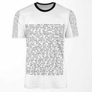 The Entire Steamed Hams Script All-over-print T-shirt