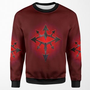 The Eye Of Chaos Warp Edition All-over-print Unisex Sweatshirt