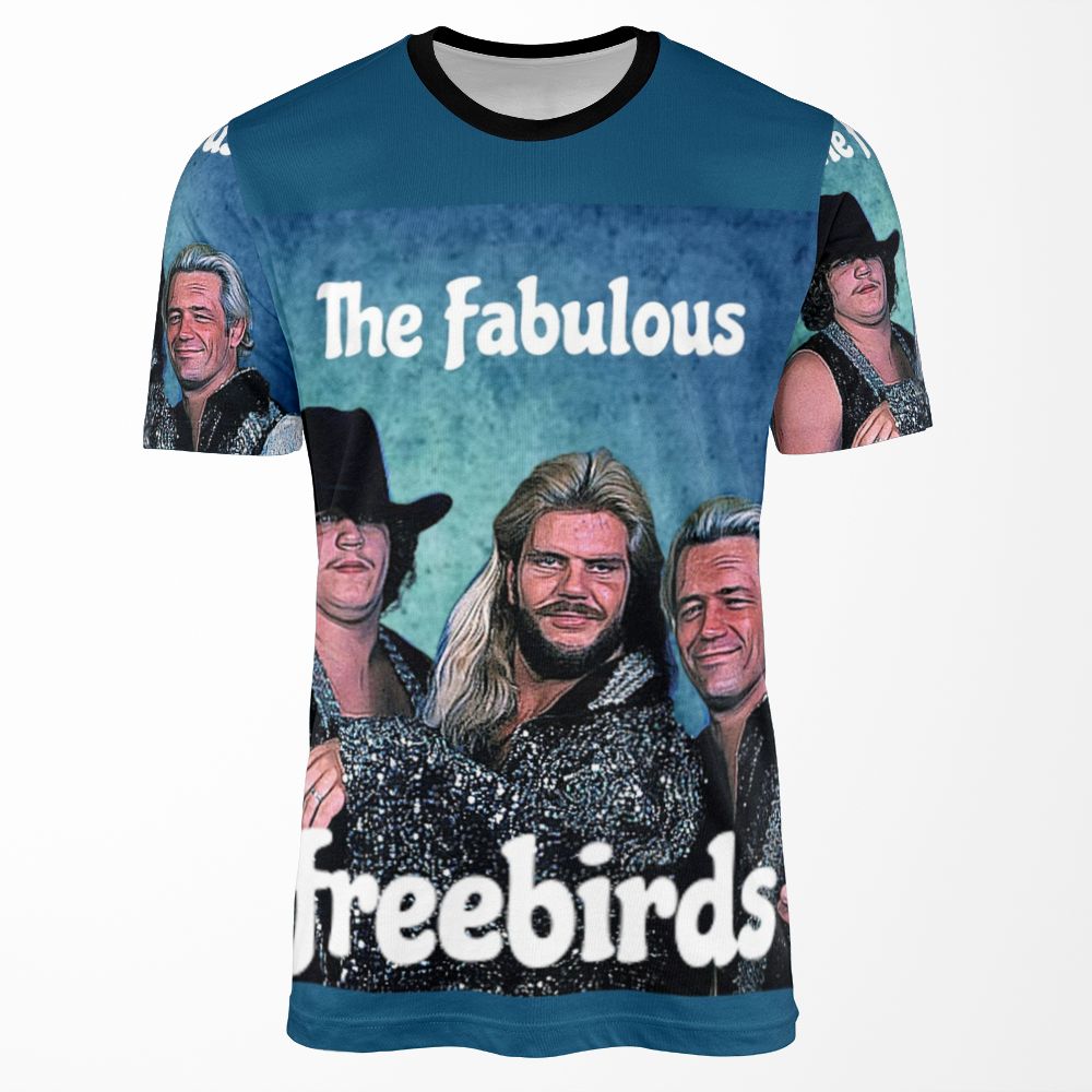 The Fabulous Freebirds All-over-print T-shirt