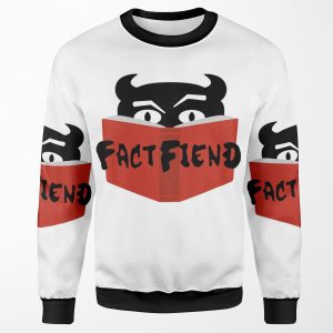 The Fact Fiend Logo By Artists Unknown All-over-print Unisex Sweatshirt