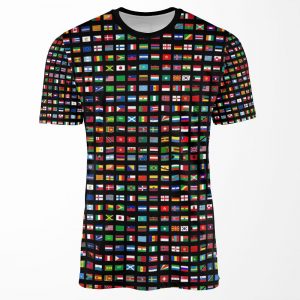 The Flags Of The World All-over-print T-shirt
