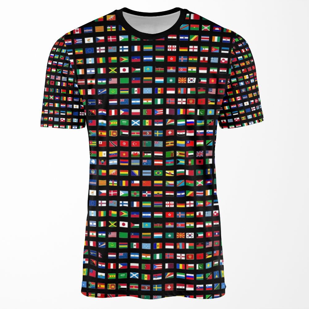 The Flags Of The World All-over-print T-shirt