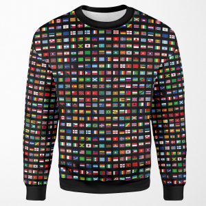The Flags Of The World All-over-print Unisex Sweatshirt