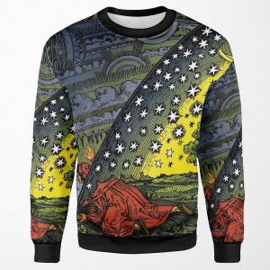 The Flammarion Engraving Hand Coloured All-over-print Unisex Sweatshirt