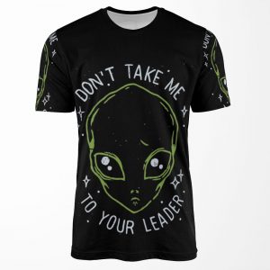 The Flash Cisco S Shirt Don T Take Me To Your Leader All-over-print T-shirt