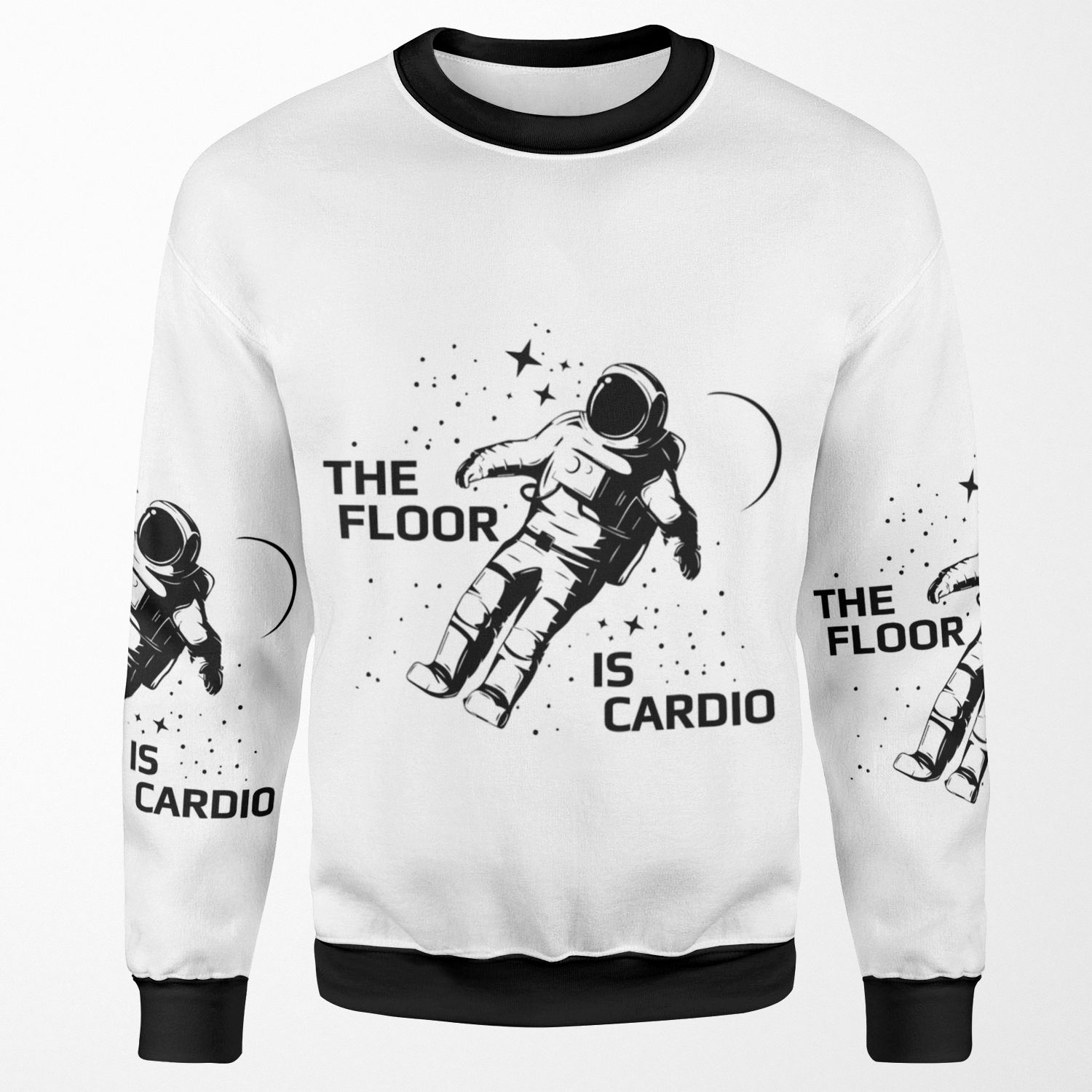 The Floor Is Cardio All-over-print Unisex Sweatshirt