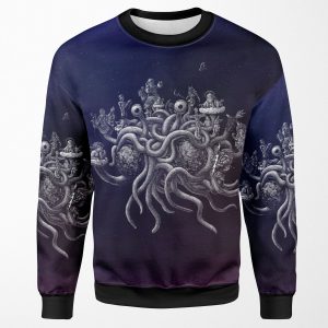 The Flying Spaghetti Monster Fsm Pastafarian All-over-print Unisex Sweatshirt