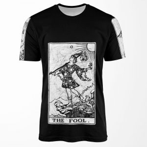 The Fool Tarot Card Major Arcana Fortune Telling Occult All-over-print T-shirt