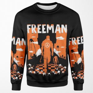 The Freeman Half Life Shirt Halflife All-over-print Unisex Sweatshirt