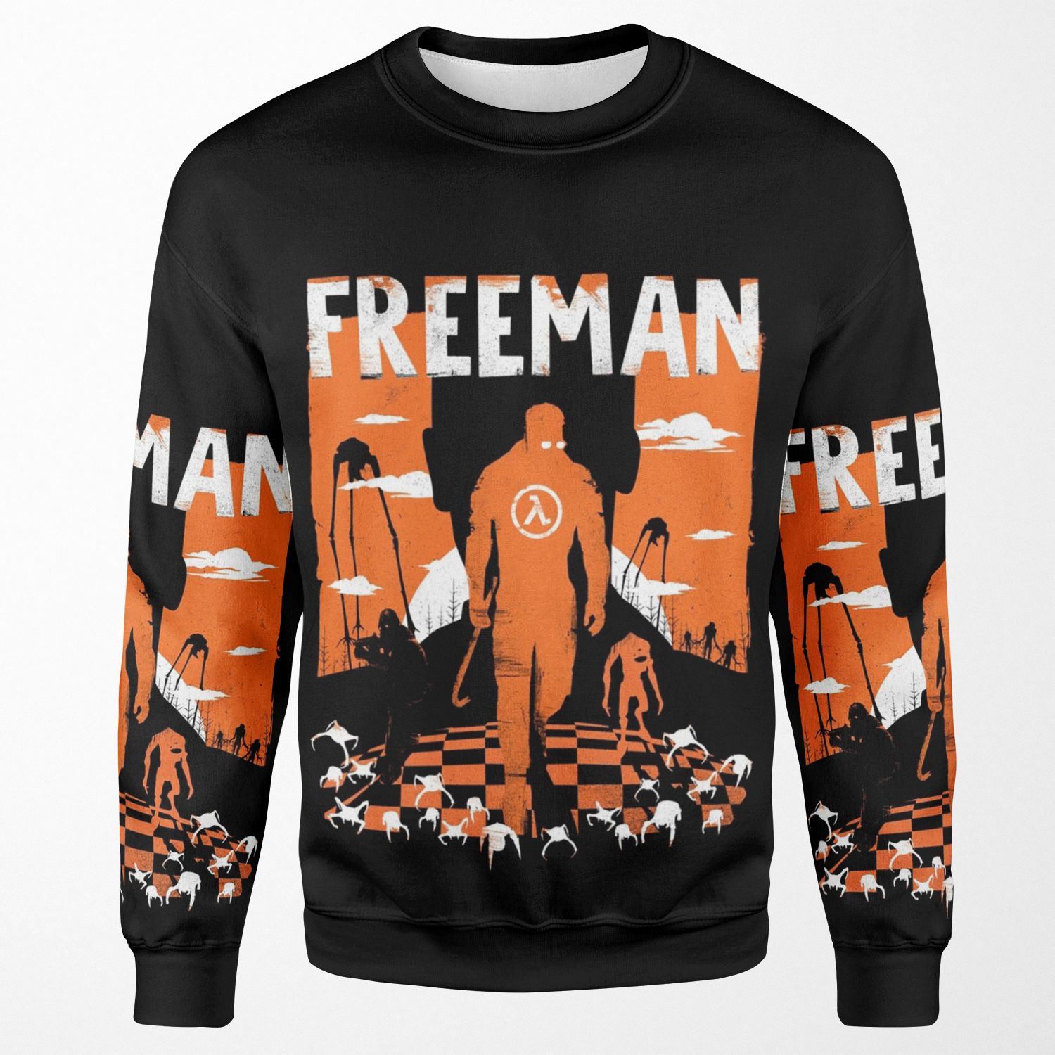 The Freeman Half Life Shirt Halflife All-over-print Unisex Sweatshirt
