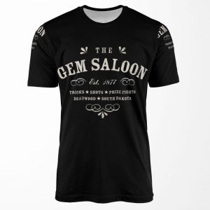 The Gem Saloon Deadwood All-over-print T-shirt