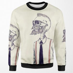 The Gentleman Becomes A Hipster All-over-print Unisex Sweatshirt