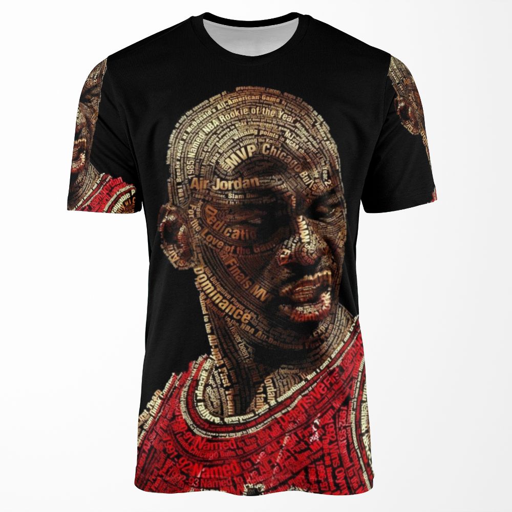 The Goat Michael Jordan All-over-print T-shirt