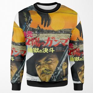 The Good The Bad And The Ugly Japanese Poster All-over-print Unisex Sweatshirt