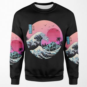 The Great Retro Wave All-over-print Unisex Sweatshirt