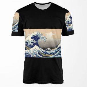 The Great Wave Off Kanagawa By Katsushika Hokusai Reproduction All-over-print T-shirt