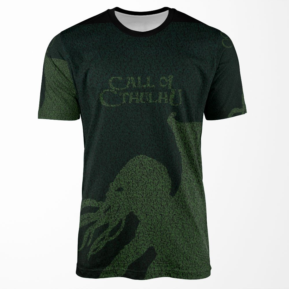The Horror Between The Lines Cthulhu All-over-print T-shirt