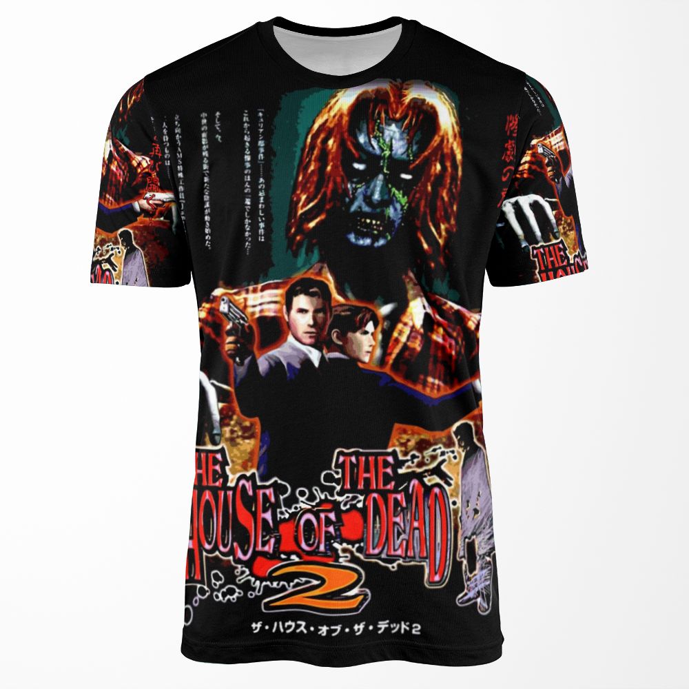 The House Of The Dead 2 Japanese Art All-over-print T-shirt