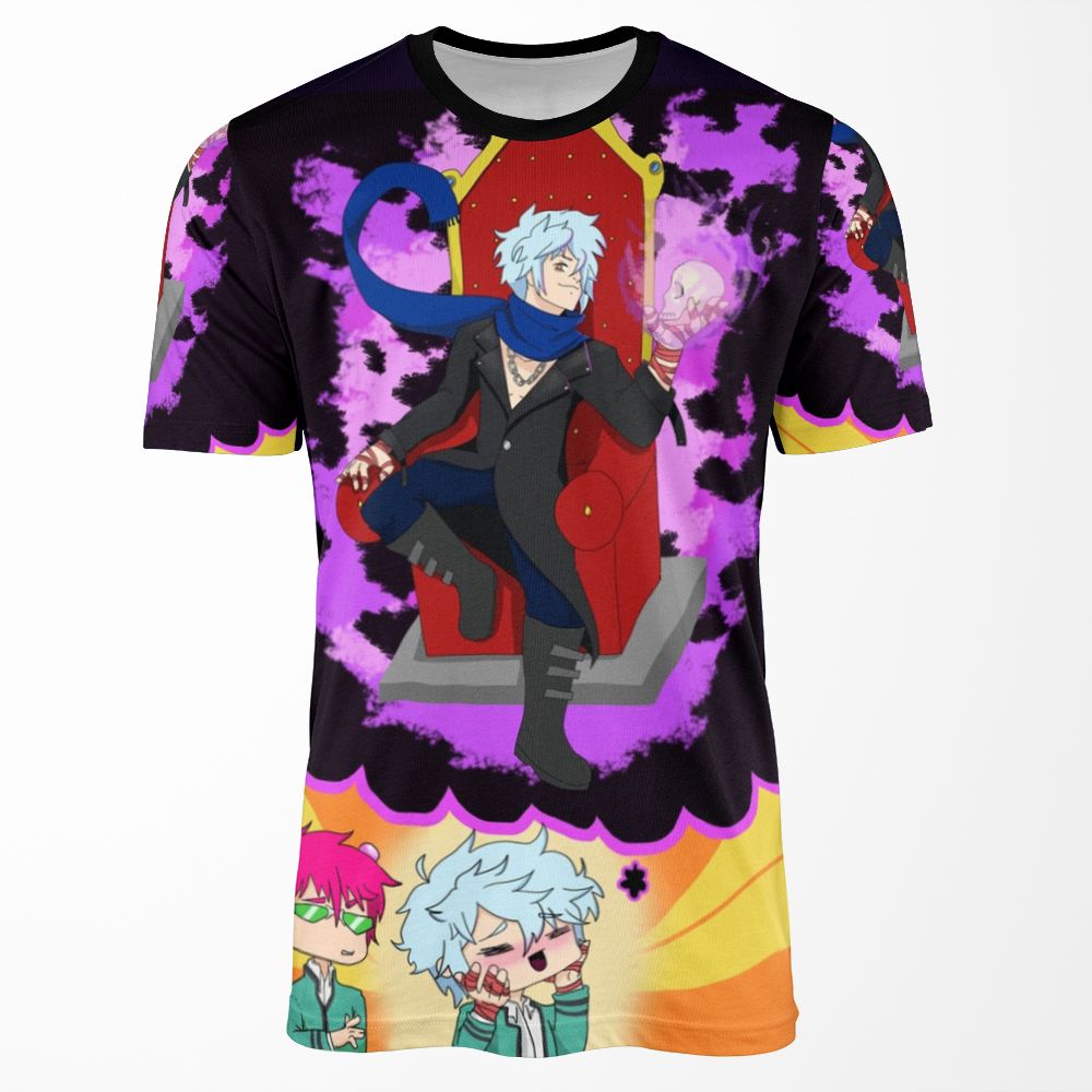 The Jet Black Wings Shun Kaido All-over-print T-shirt