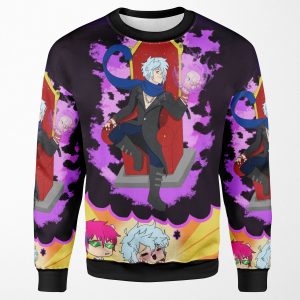 The Jet Black Wings Shun Kaido All-over-print Unisex Sweatshirt