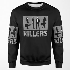 The Killers White All-over-print Unisex Sweatshirt