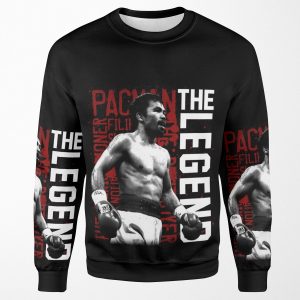 The Legend X Manny Pacquiao All-over-print Unisex Sweatshirt
