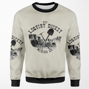 The Lequint Dickey Mining Co All-over-print Unisex Sweatshirt
