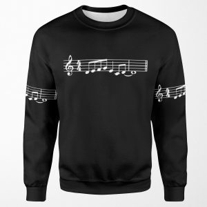 The Lick Jazz Music Meme Black All-over-print Unisex Sweatshirt