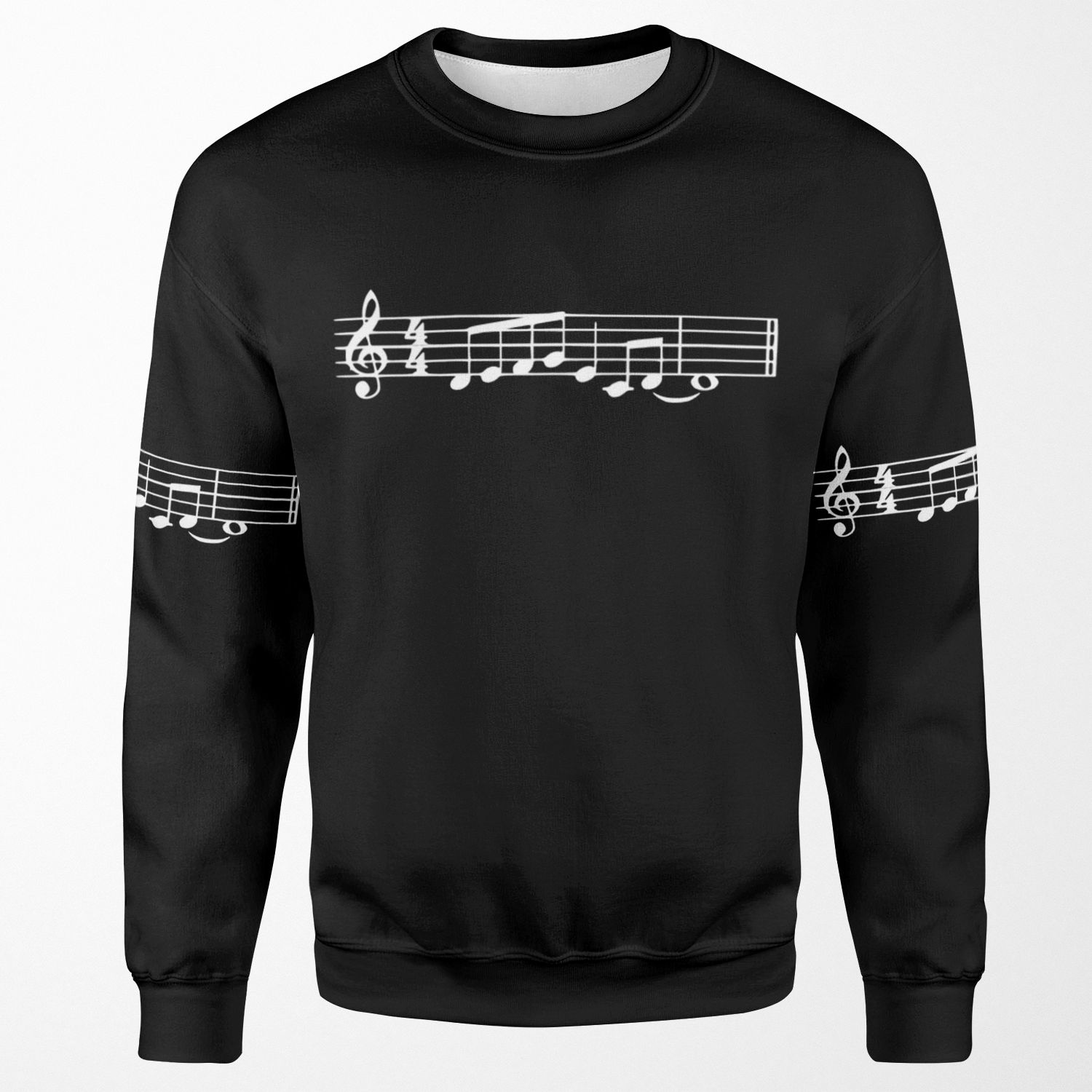 The Lick Jazz Music Meme Black All-over-print Unisex Sweatshirt