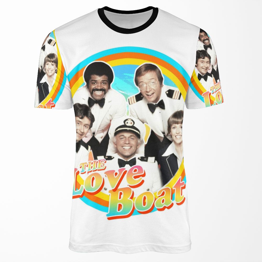 The Love Boat Retro All-over-print T-shirt