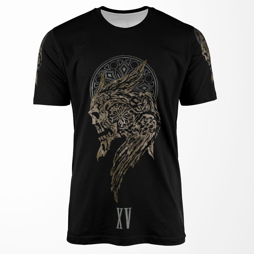 The Lucian Crest All-over-print T-shirt