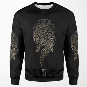 The Lucian Crest All-over-print Unisex Sweatshirt