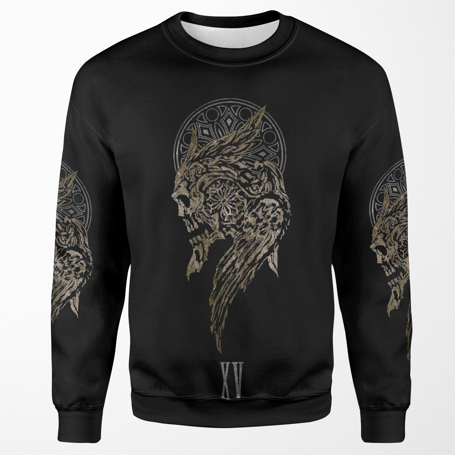 The Lucian Crest All-over-print Unisex Sweatshirt