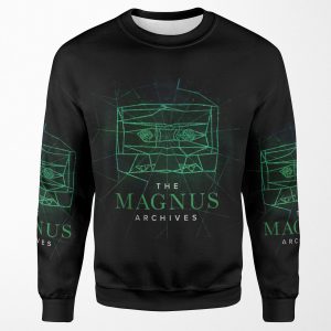 The Magnus Archives Logo Season 5 Square Block Logo All-over-print Unisex Sweatshirt