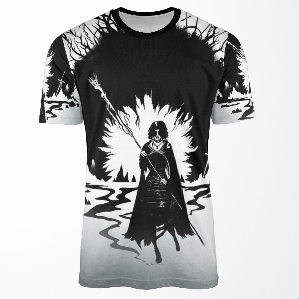 The Maiden In Black All-over-print T-shirt