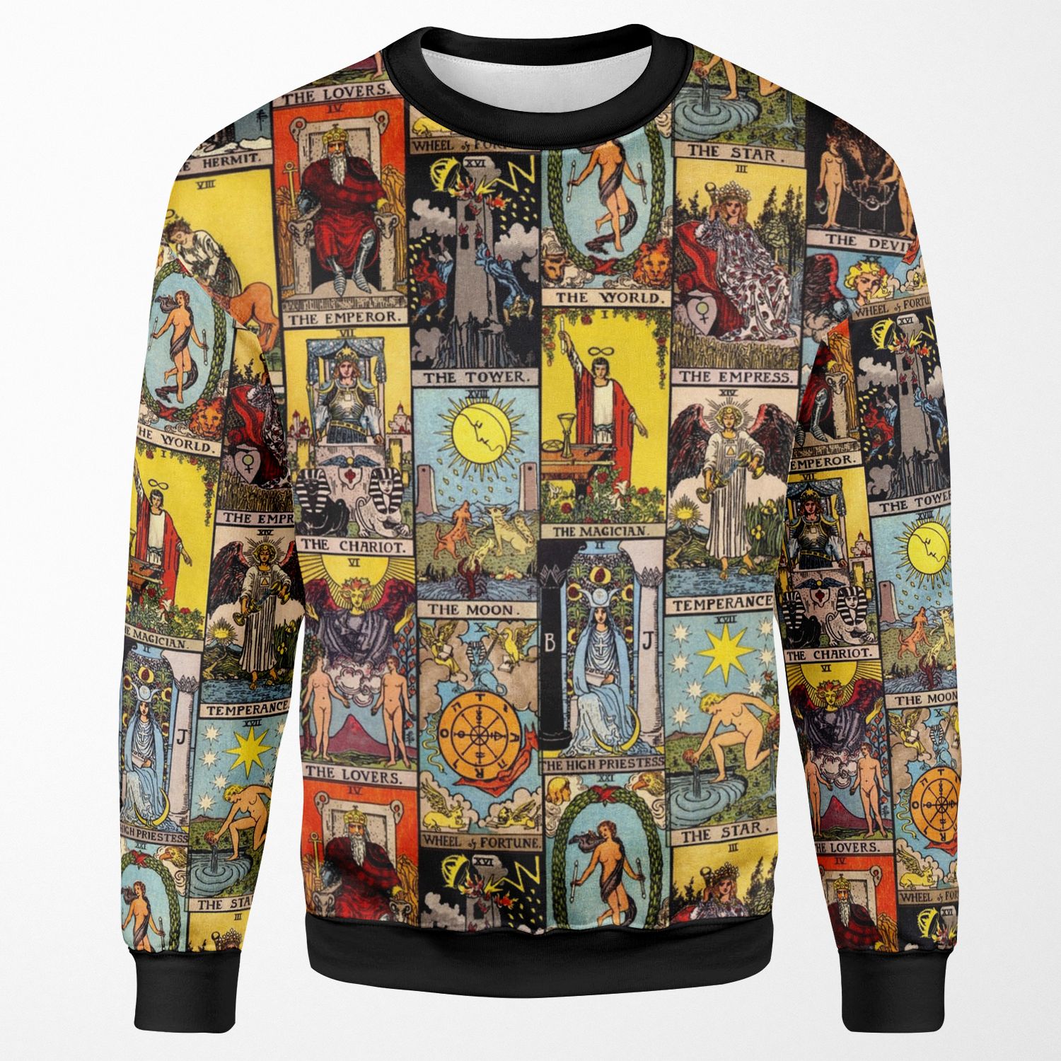 The Major Arcana Of Tarot All-over-print Unisex Sweatshirt