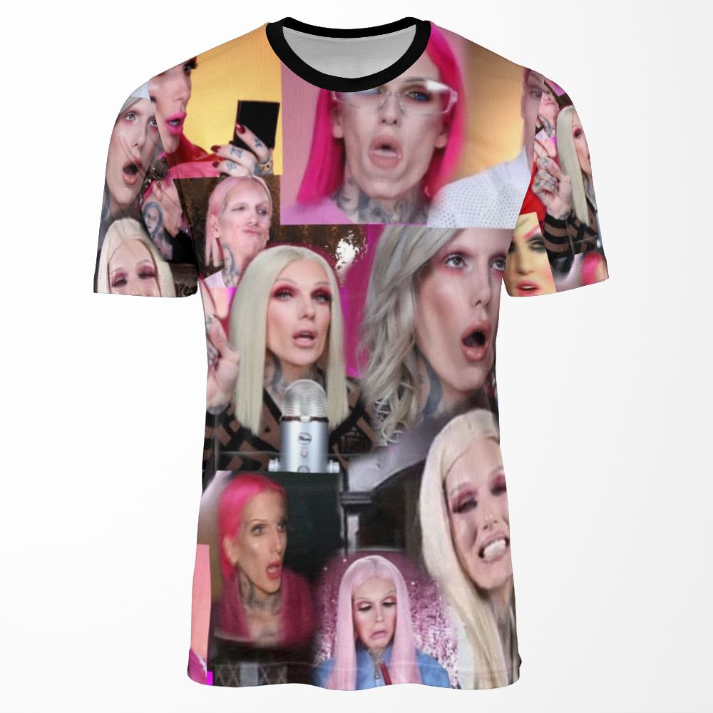 The Many Faces Of Jeffree All-over-print T-shirt